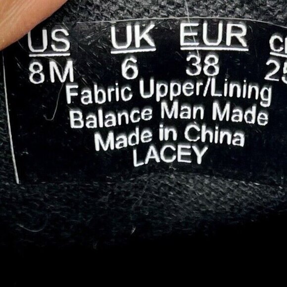 Sam Edelman Women’s Mesh Upper Lacey Slip-on Platform Sneakers in Black size 8 - Picture 7 of 9